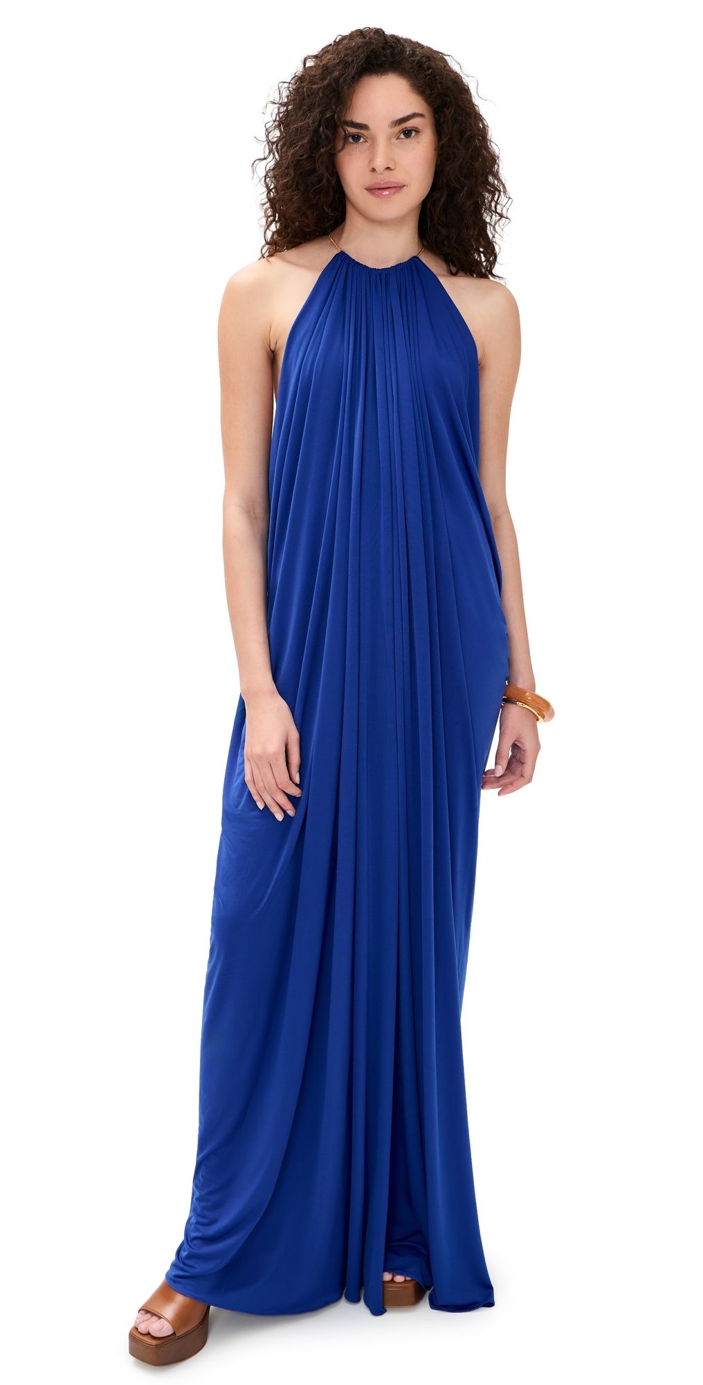 Ronny Kobo Rhodes Dress Cobalt S