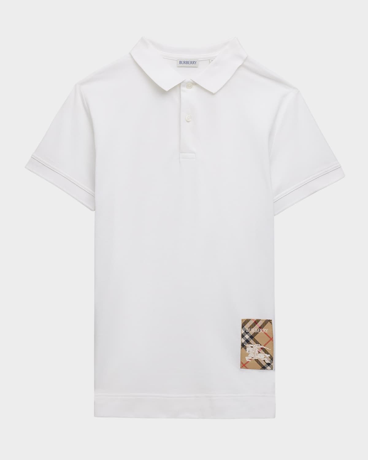 Boy & apos;s Johane EKD Logo-Patch Polo Shirt, Size 4-14