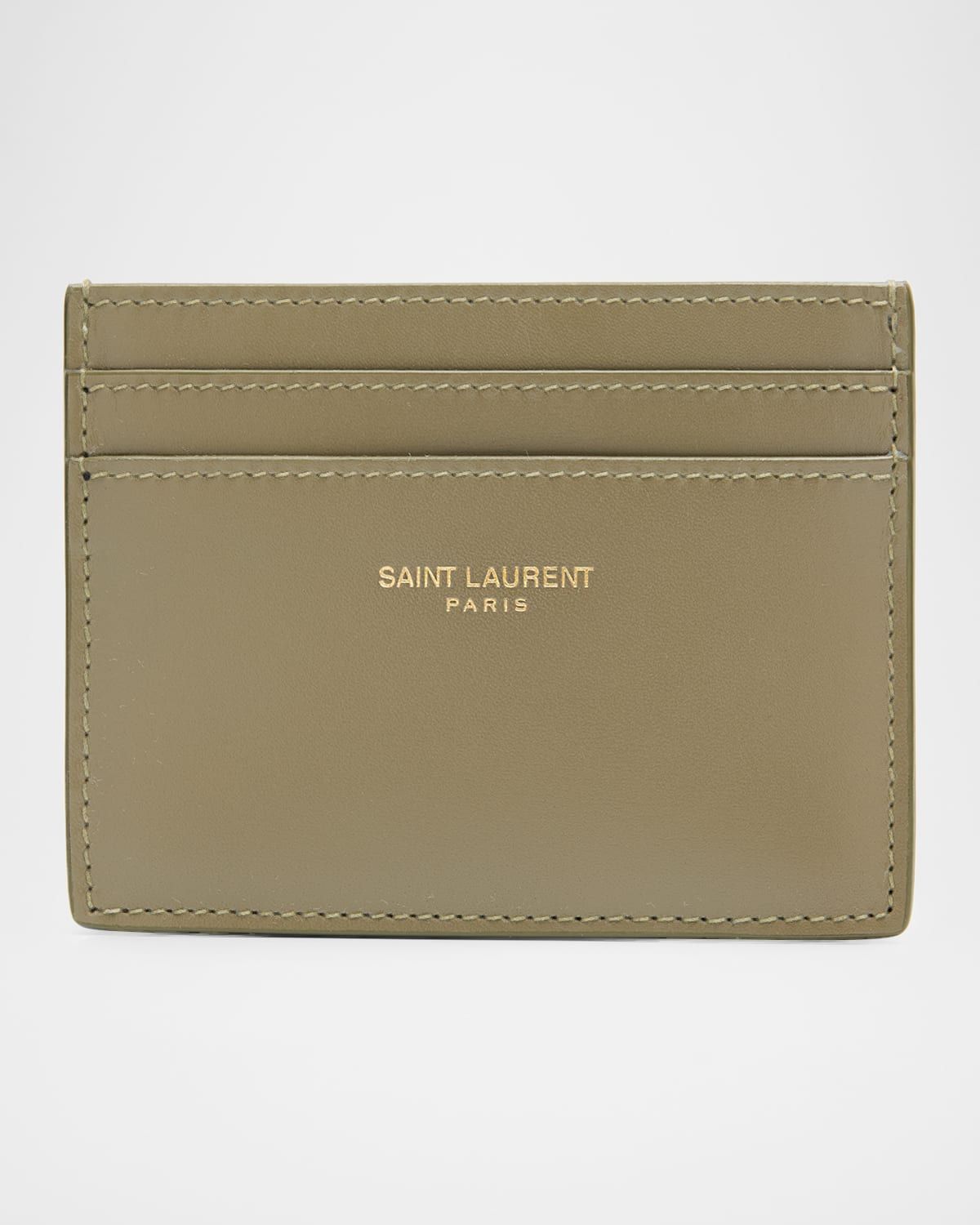 YSL Card Case in Calf Leather