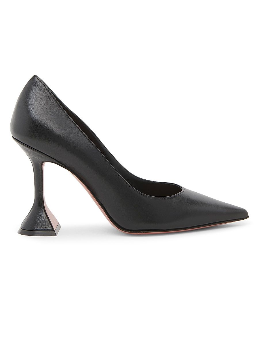 Women's Ami 95MM Leather Pumps - Black Nappa - Size 12