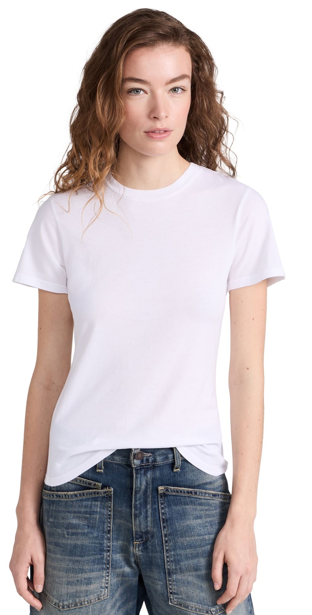 Nili Lotan Mariela Crewneck Tee White L