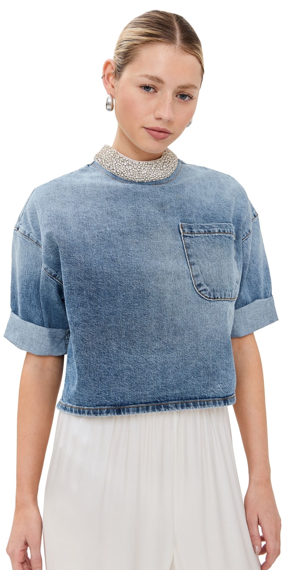 TWP Ex T with Crystal Collar Vintage Wash M/L