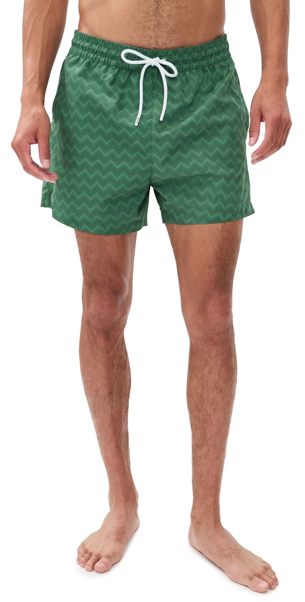 Missoni Medium Length Swim Shorts GREEN TONES XL