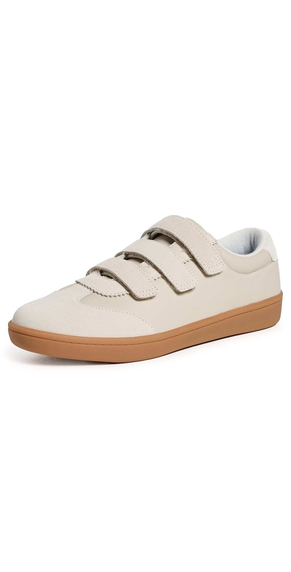 Keds Ace II Velcro Leather Sneakers Oatmeal 7