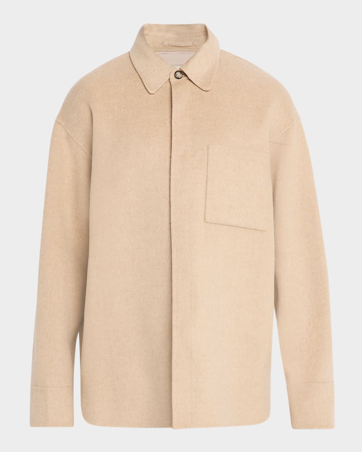 Men & apos;s Oversized Wool Shirt Jacket