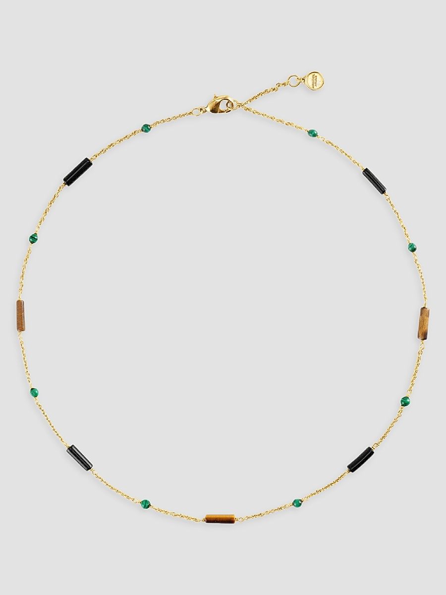Women's Forza 18K-Gold-Plated & Multi-Gemstone Beaded Necklace - Gold
