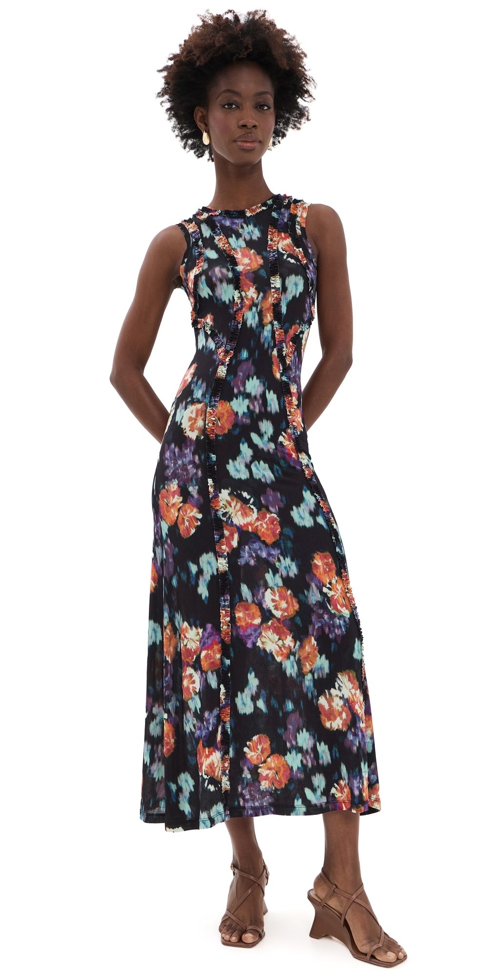 Ulla Johnson Isabelle Jersey Dress Nocturne L