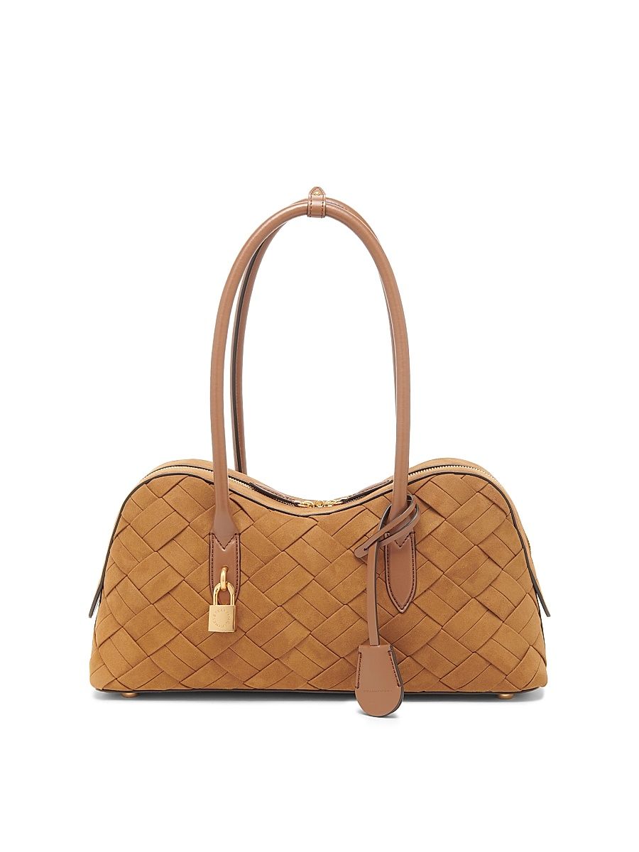 Women's Ryder Medium Woven Shoulder Bag - Brandy