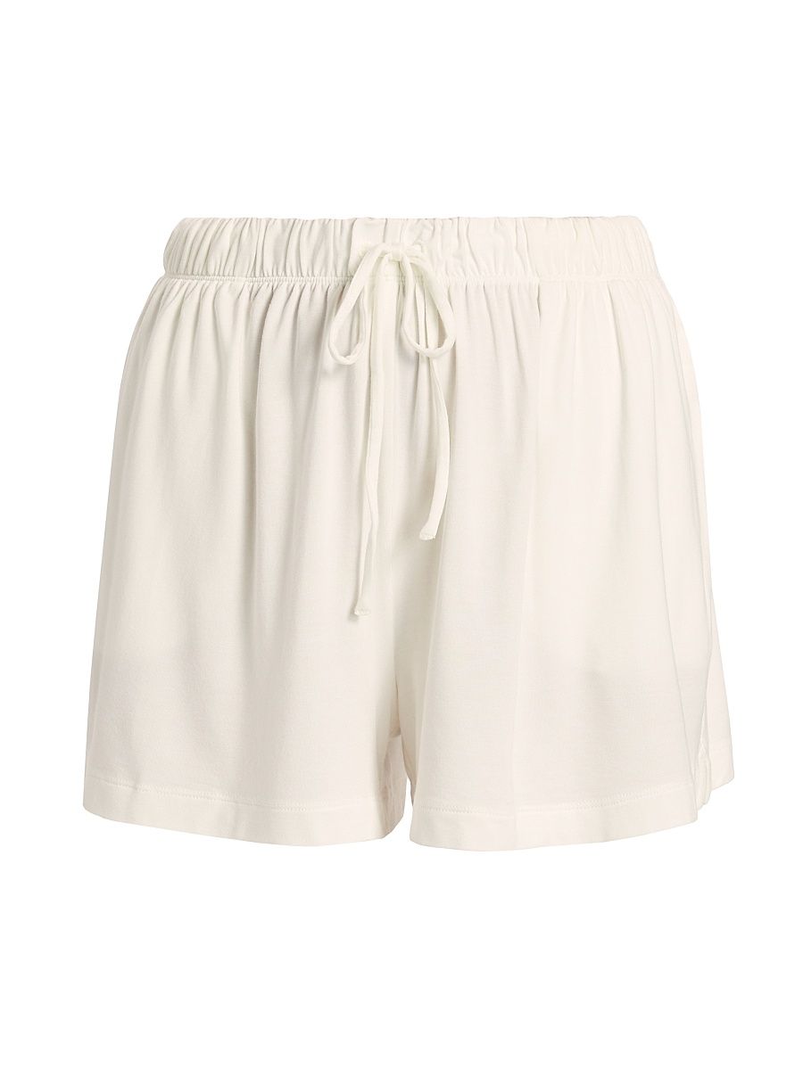 Women's Gisele Everyday Relaxed-Fit Shorts - Ivory - Size Small