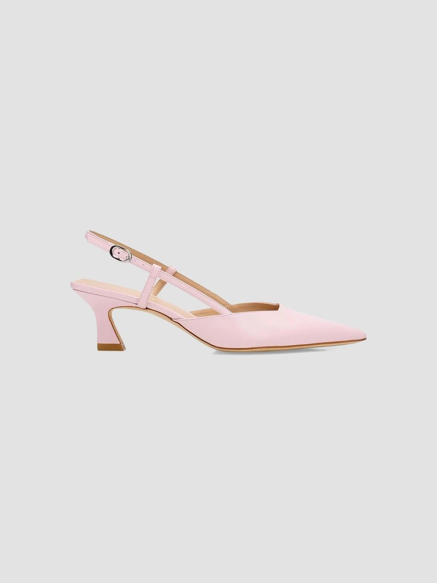 Stuart Weitzman Women's ​Vinnie 50MM Slingback Pumps - Pink Sand - Size 9.5