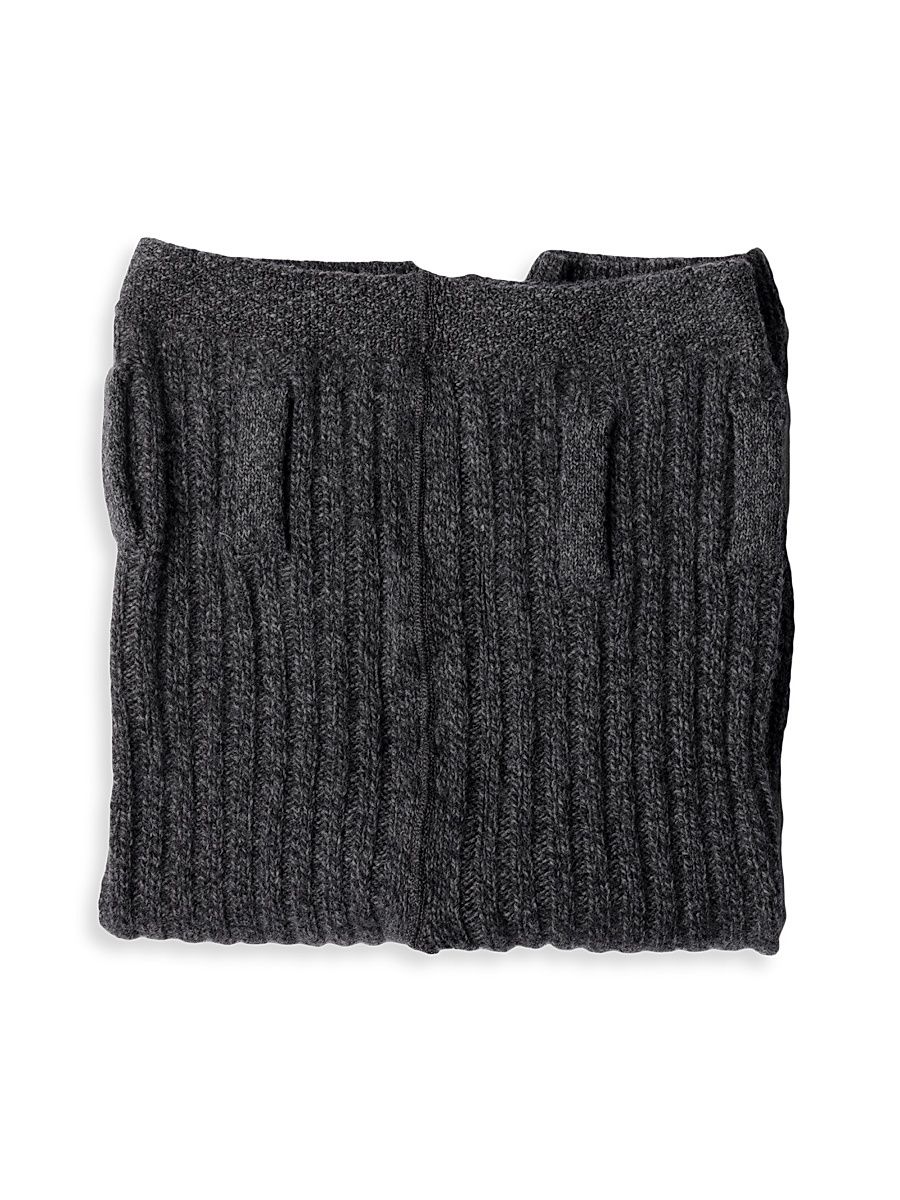 Women's Cashmere Wool Leg Warmers - Grey - Size 4