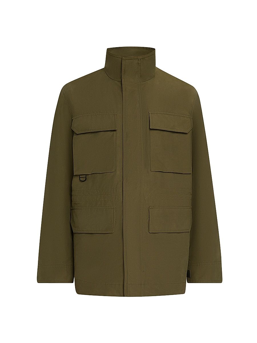 Men's Harrison Twill Utility Jacket - Green - Size Large