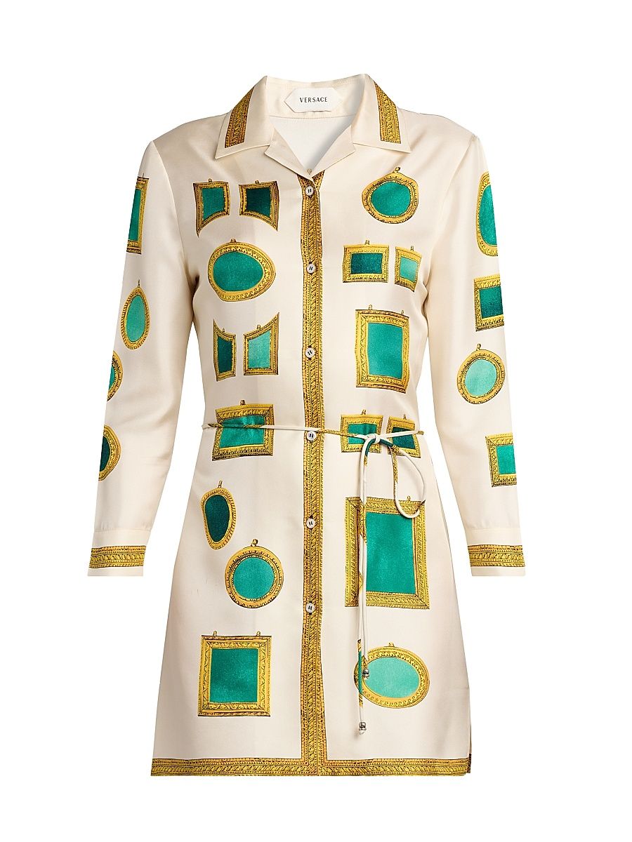 Women's The Gallery Print Twill Minidress - Multi Color - Size 12