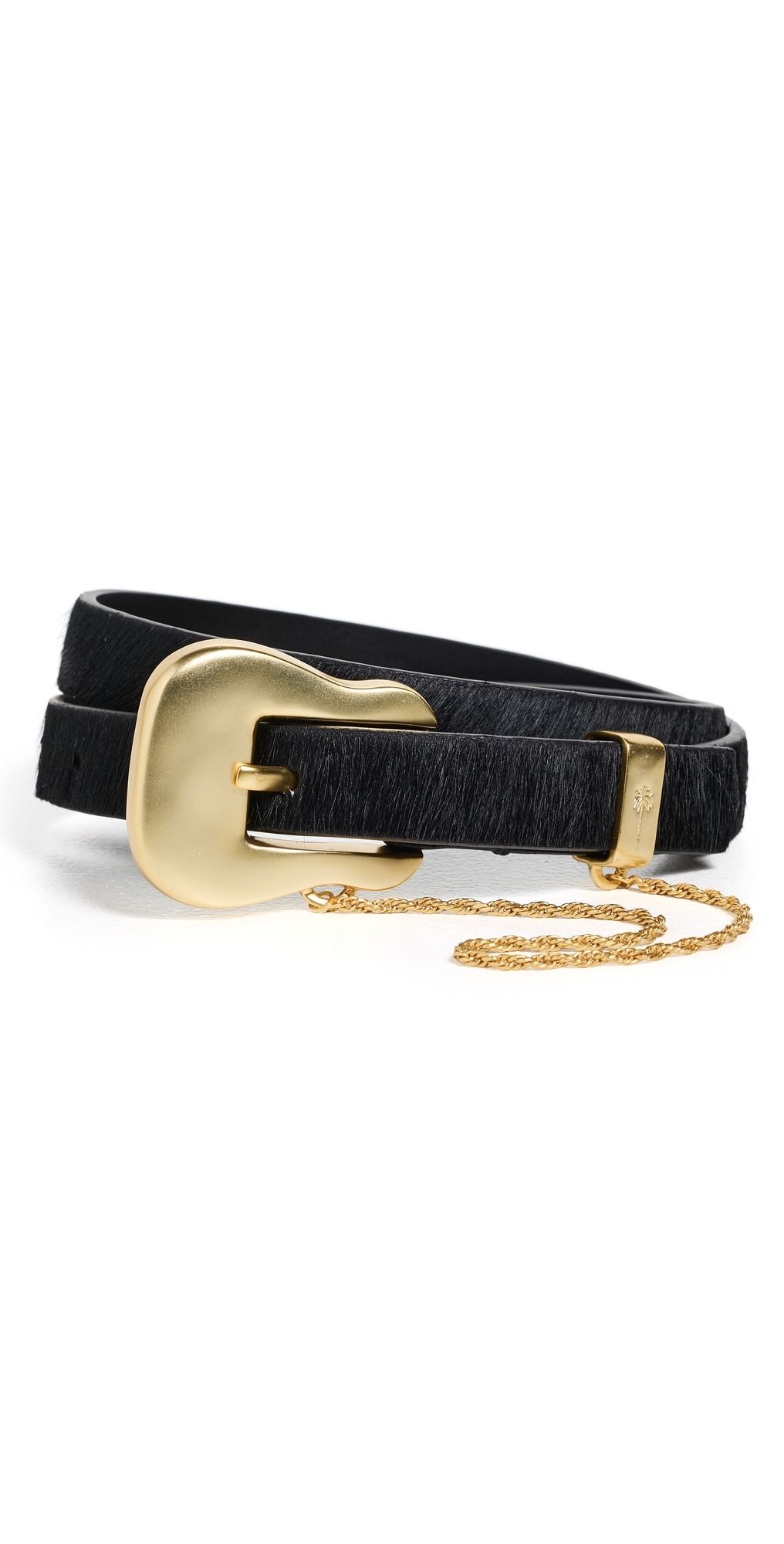 Johanna Ortiz Black Wild Grace Belt Black/Gold M