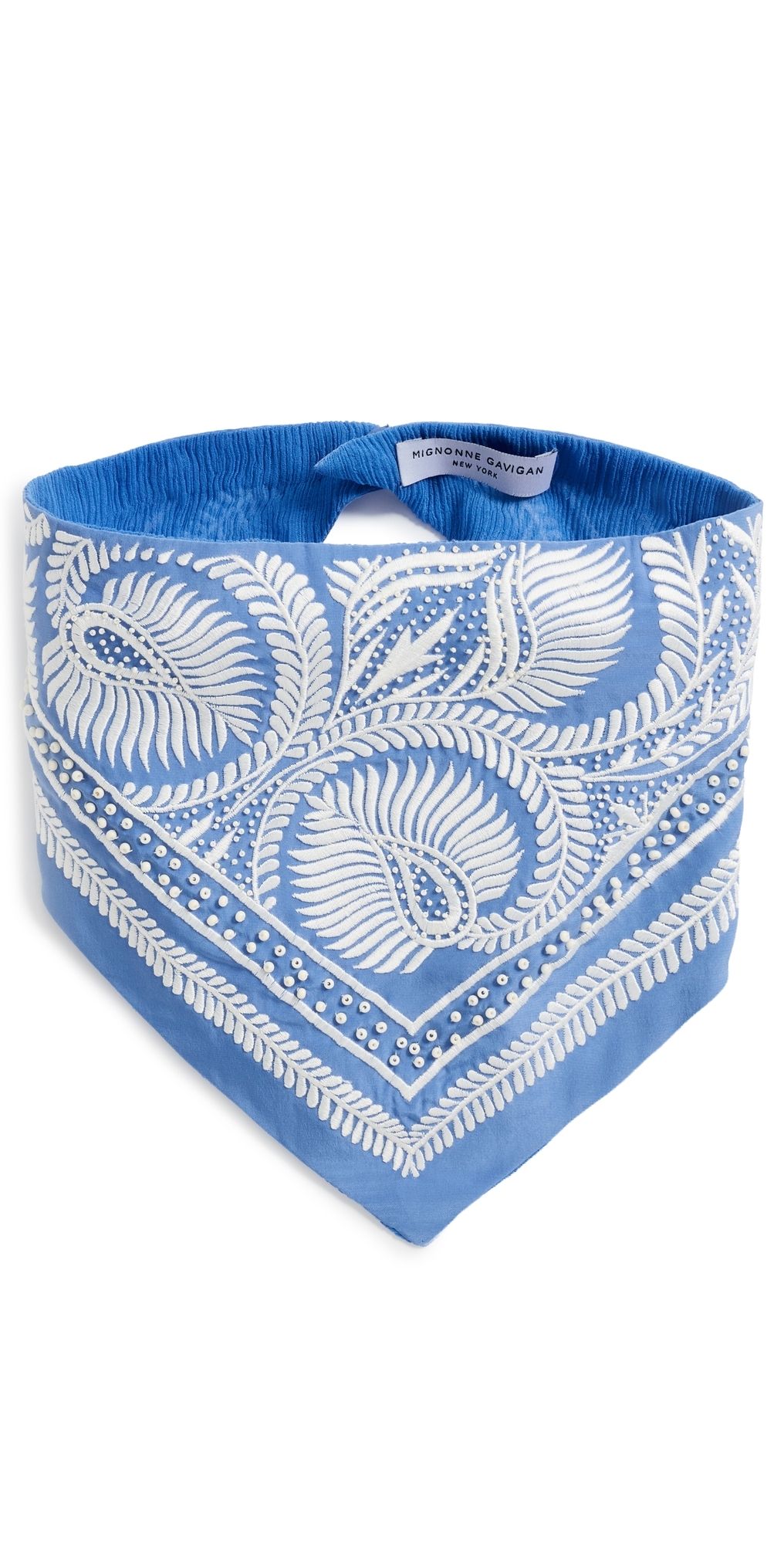Mignonne Gavigan Elara Scarf Necklace Blues One Size