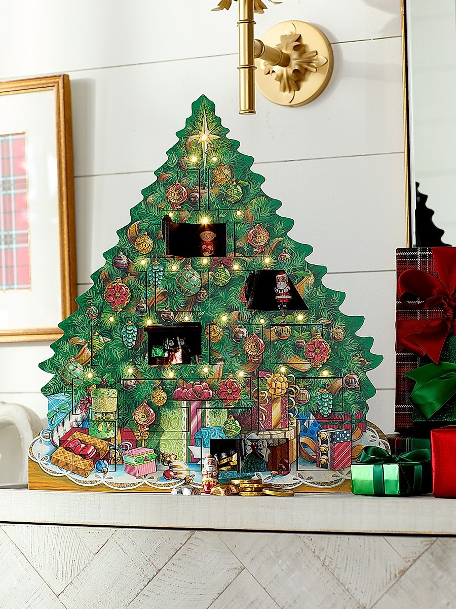 Musical Advent Tree with Lights