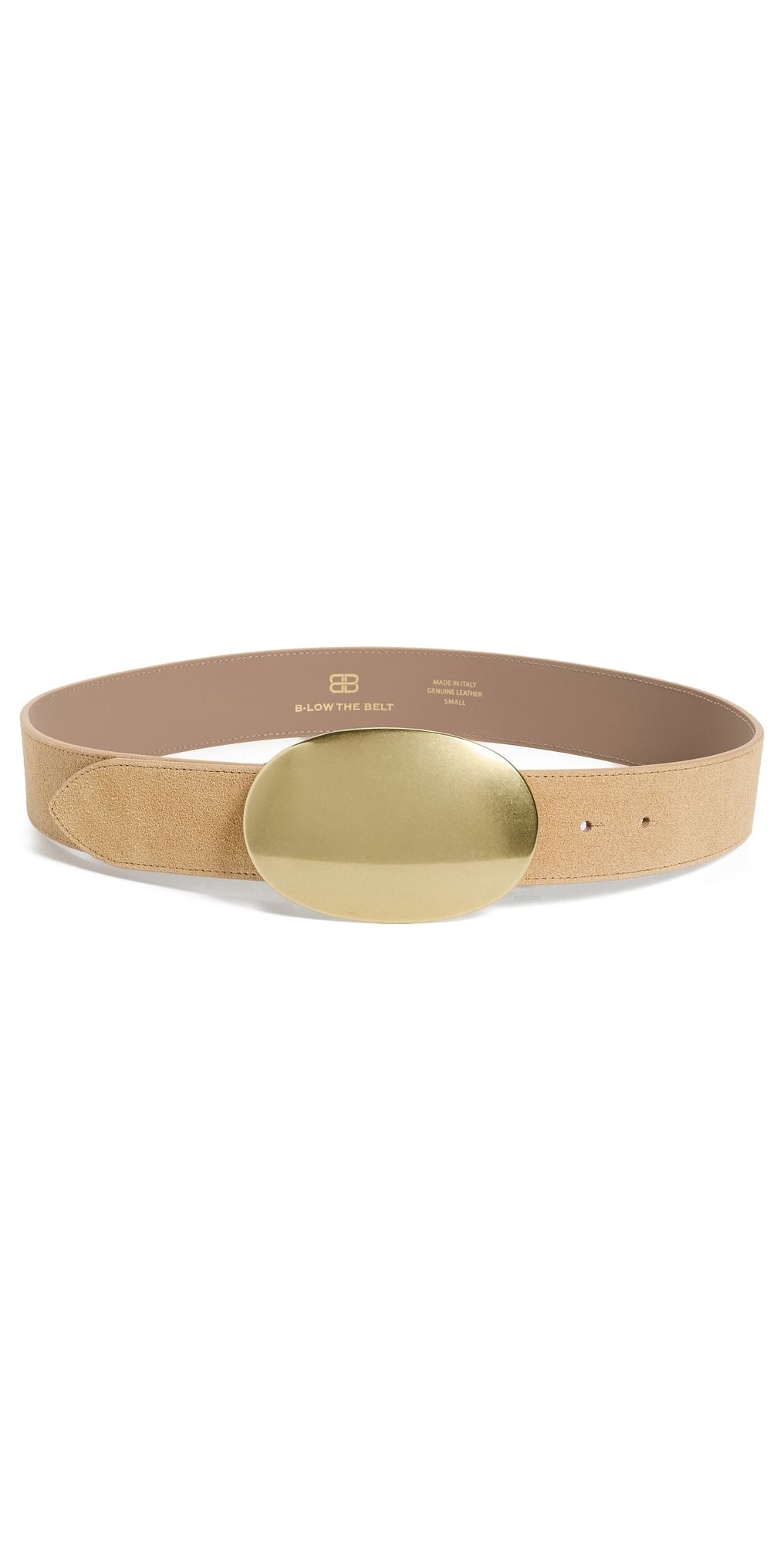 B-Low The Belt Myra Suede Belt Light Camel Brass XL