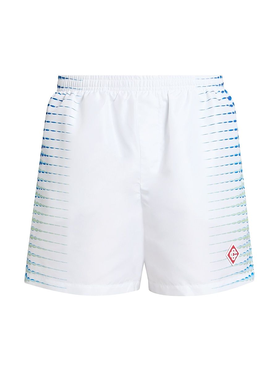 Men's Printed Swim Shorts - Dots - Size XXL