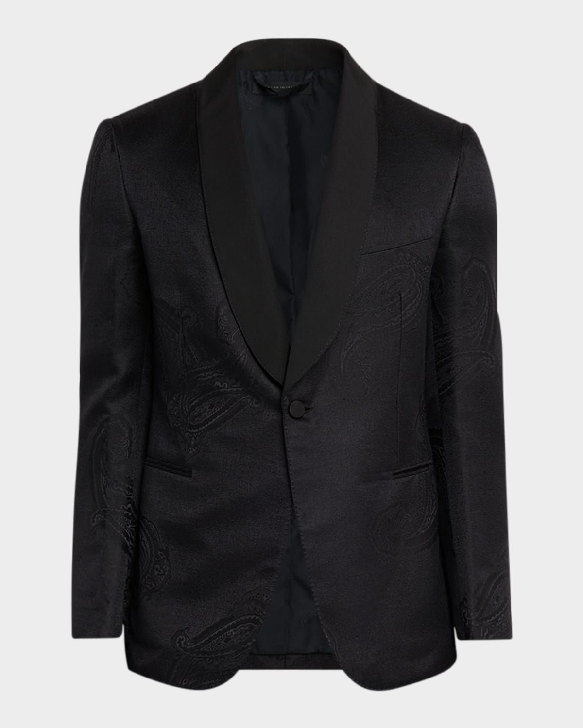 Men & apos;s Paisley Jacquard Single-Breasted Blazer