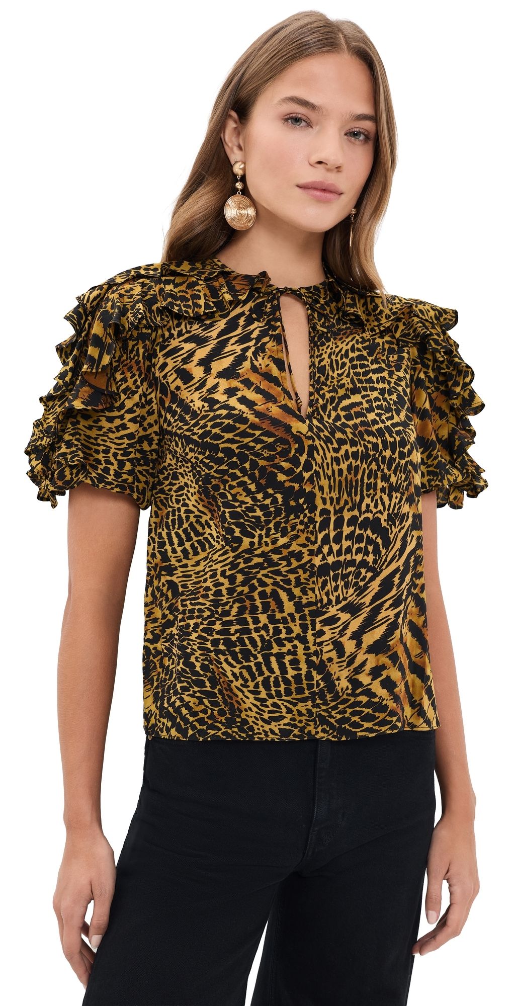 Ulla Johnson Josephine Silk Top Wren 14