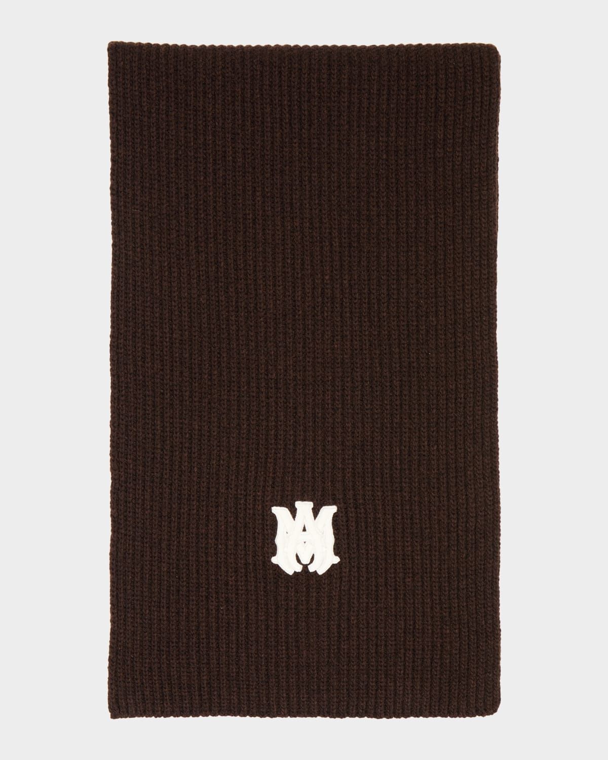 Men & apos;s MA Ribbed Wool Scarf