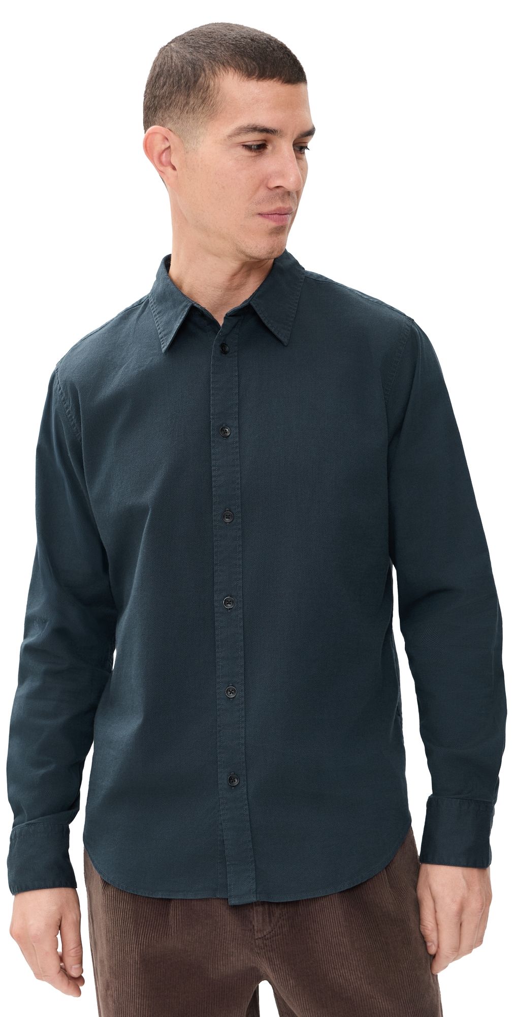 rag & bone Tomlin Dobby Shirt Navy XL