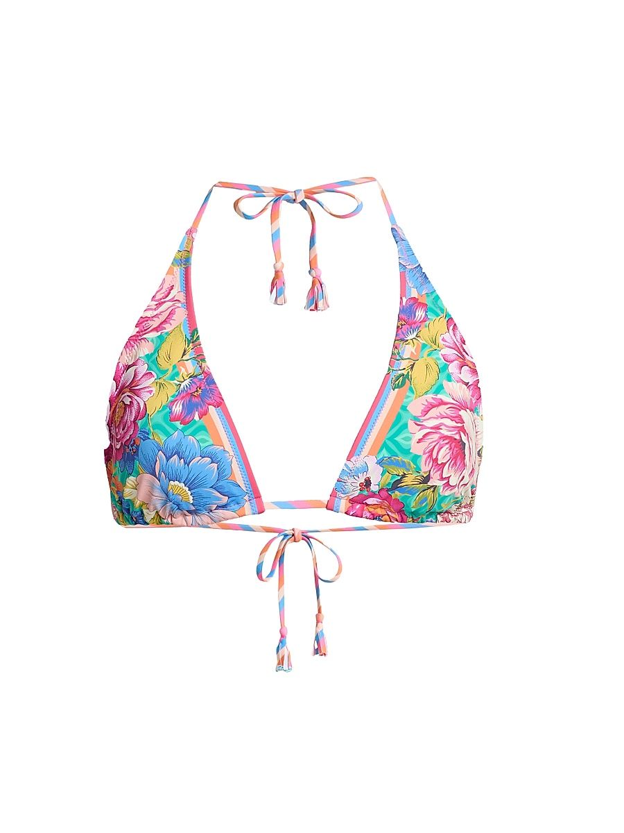 Women's Sweetspire Print String Bikini Top - Sweetspire - Size XXL