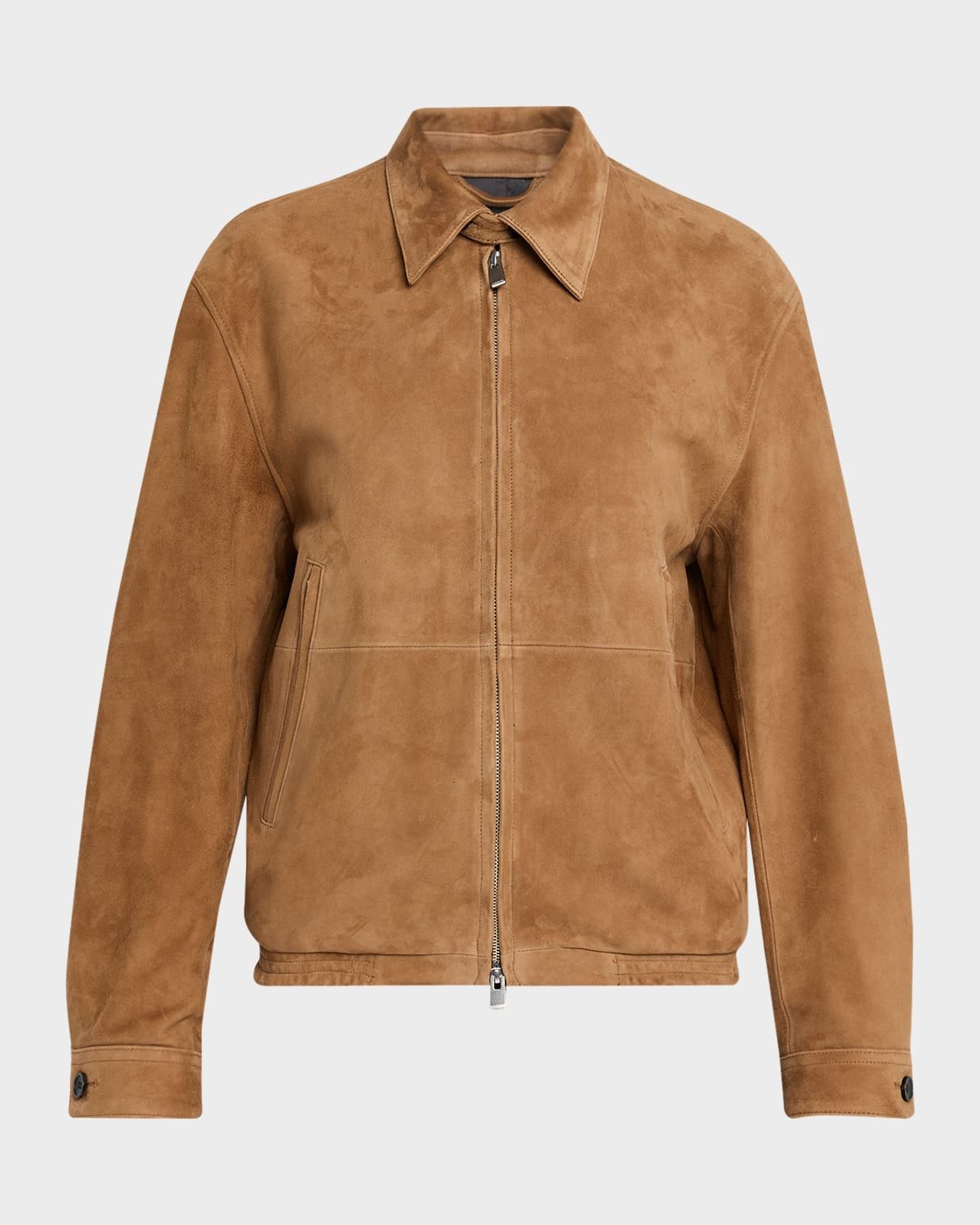 Blouson Goat Suede Jacket