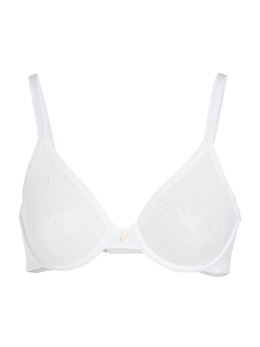 Women's Graphic Allure Molded Mesh Underwire Bra - White - Size 36C