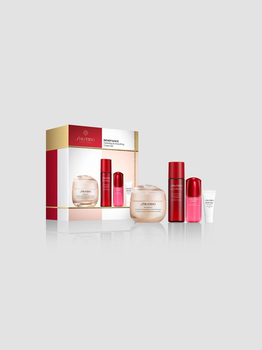 Shiseido Benefiance Hydratig & Smoothing Cream 4-Piece Set