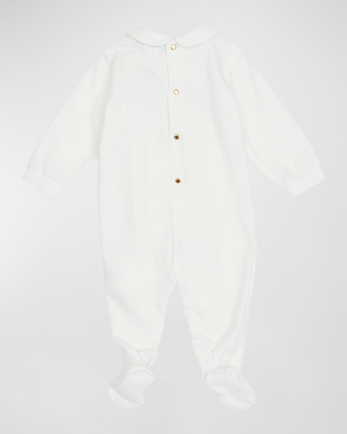 Kid & apos;s Jersey Medusa-Print Footie, Size 0M-9M