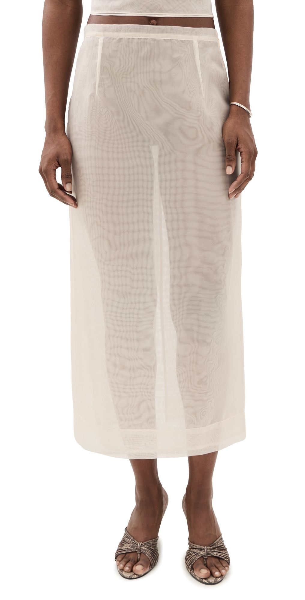 Renggli Organza Pencil Skirt Crepe M