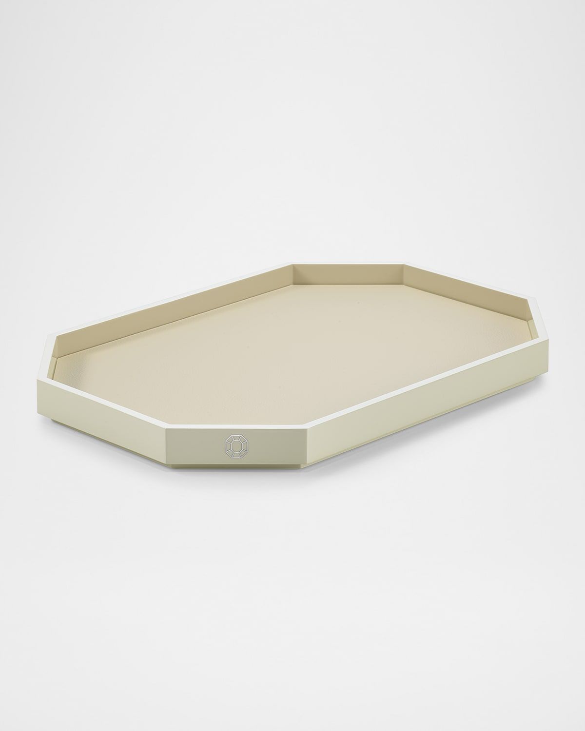 Octagon Medium Lacquered Tray, 18"