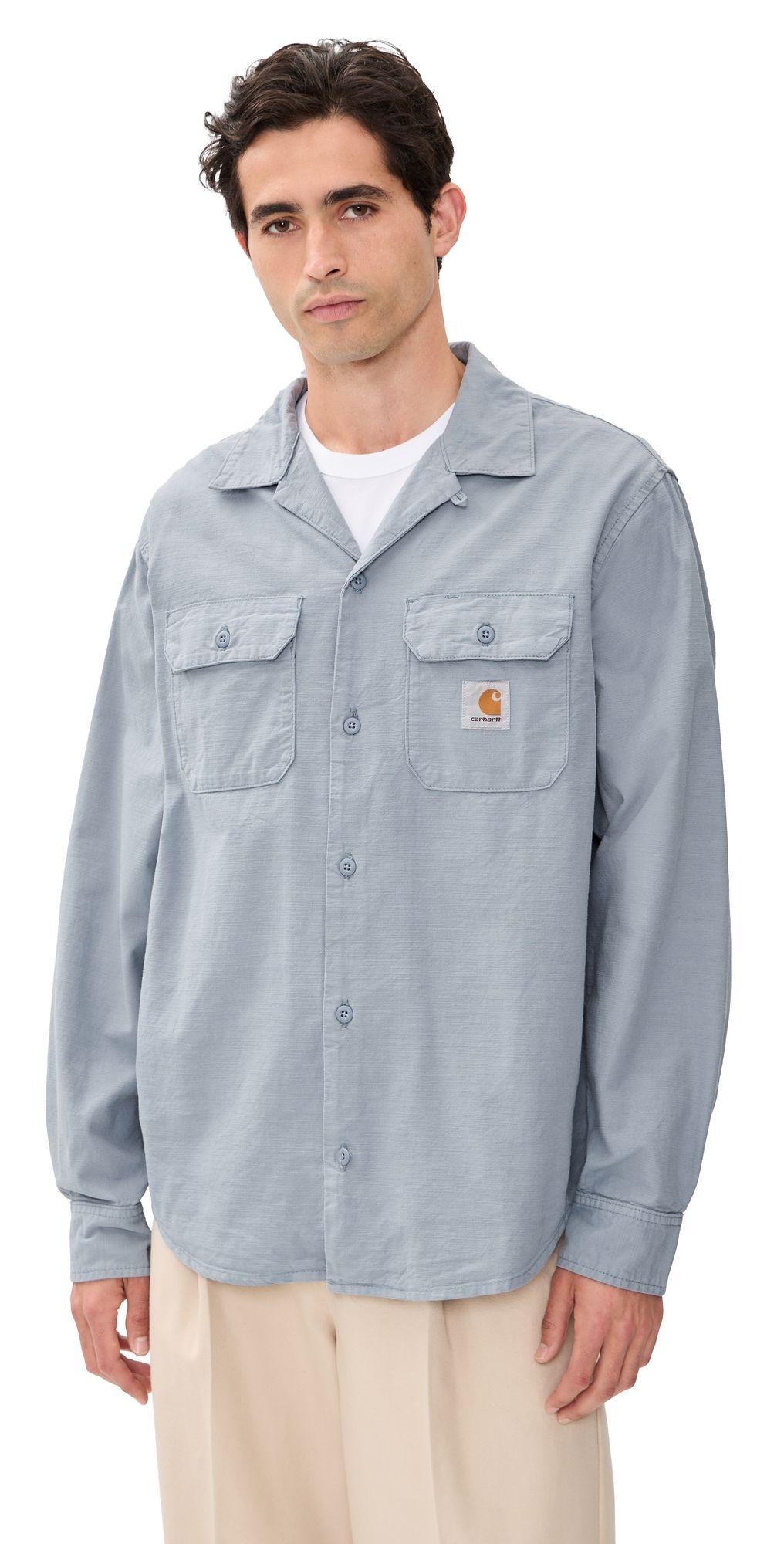 Carhartt WIP Long Sleeve Kelsey Shirt Mirror XXL