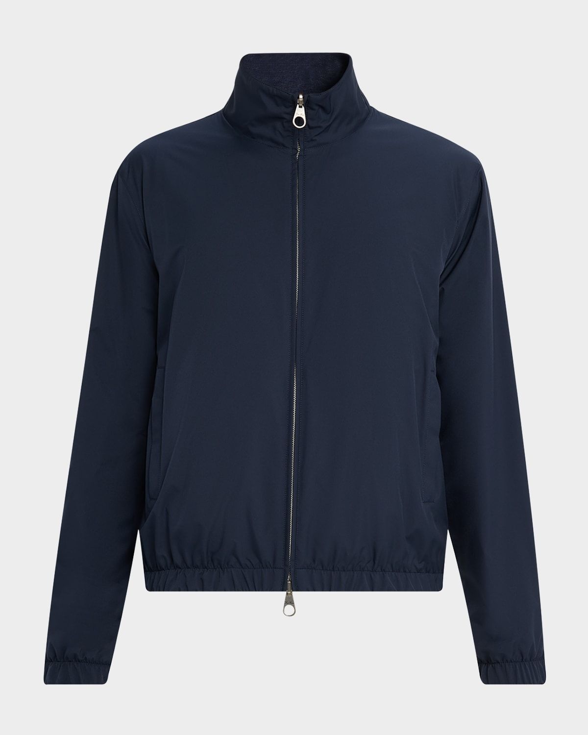 Men & apos;s Wind Jersey and Linen Bomber Jacket