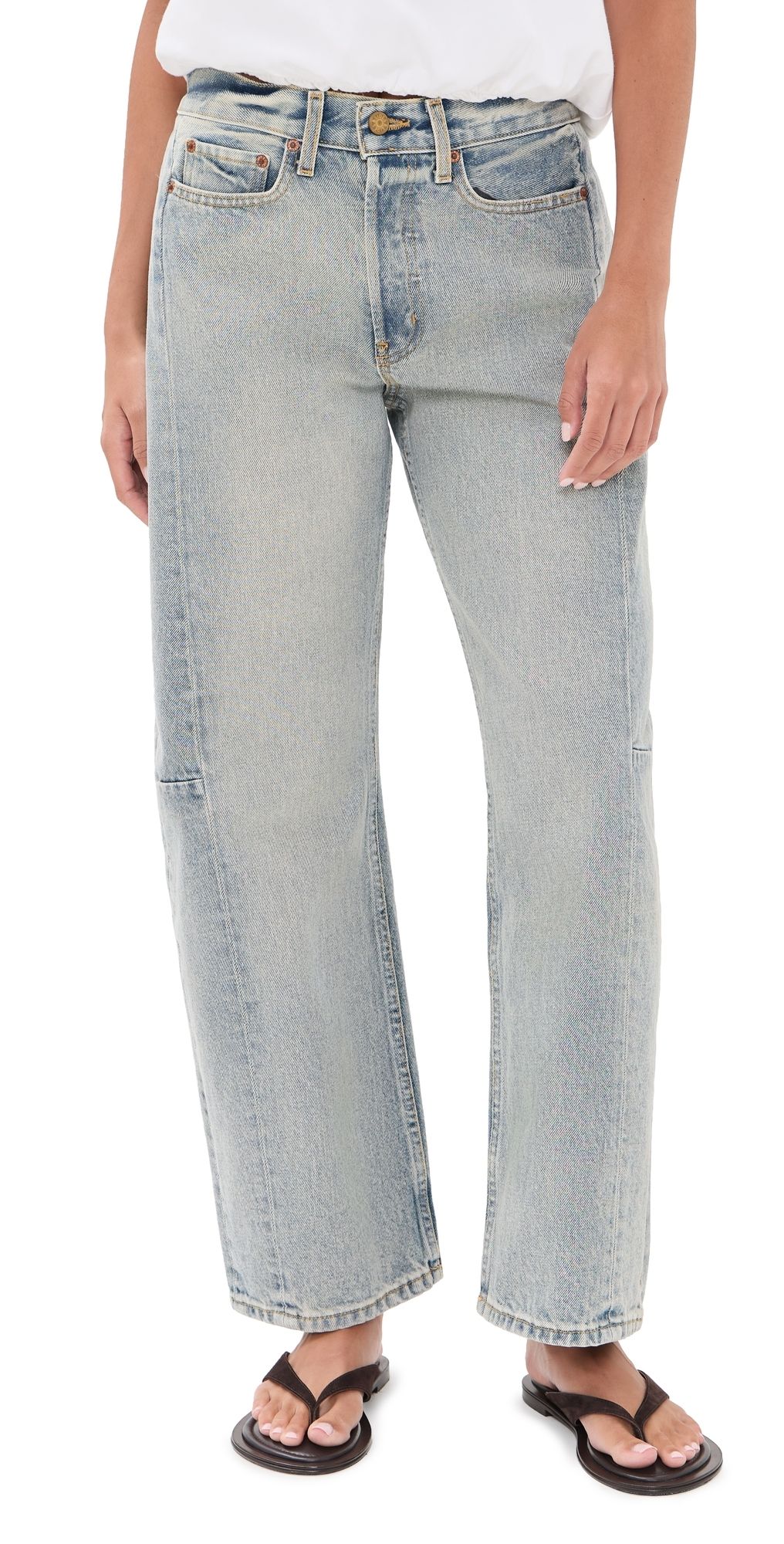 B Sides Slim Lasso Barrel Jeans Ed Wash 25