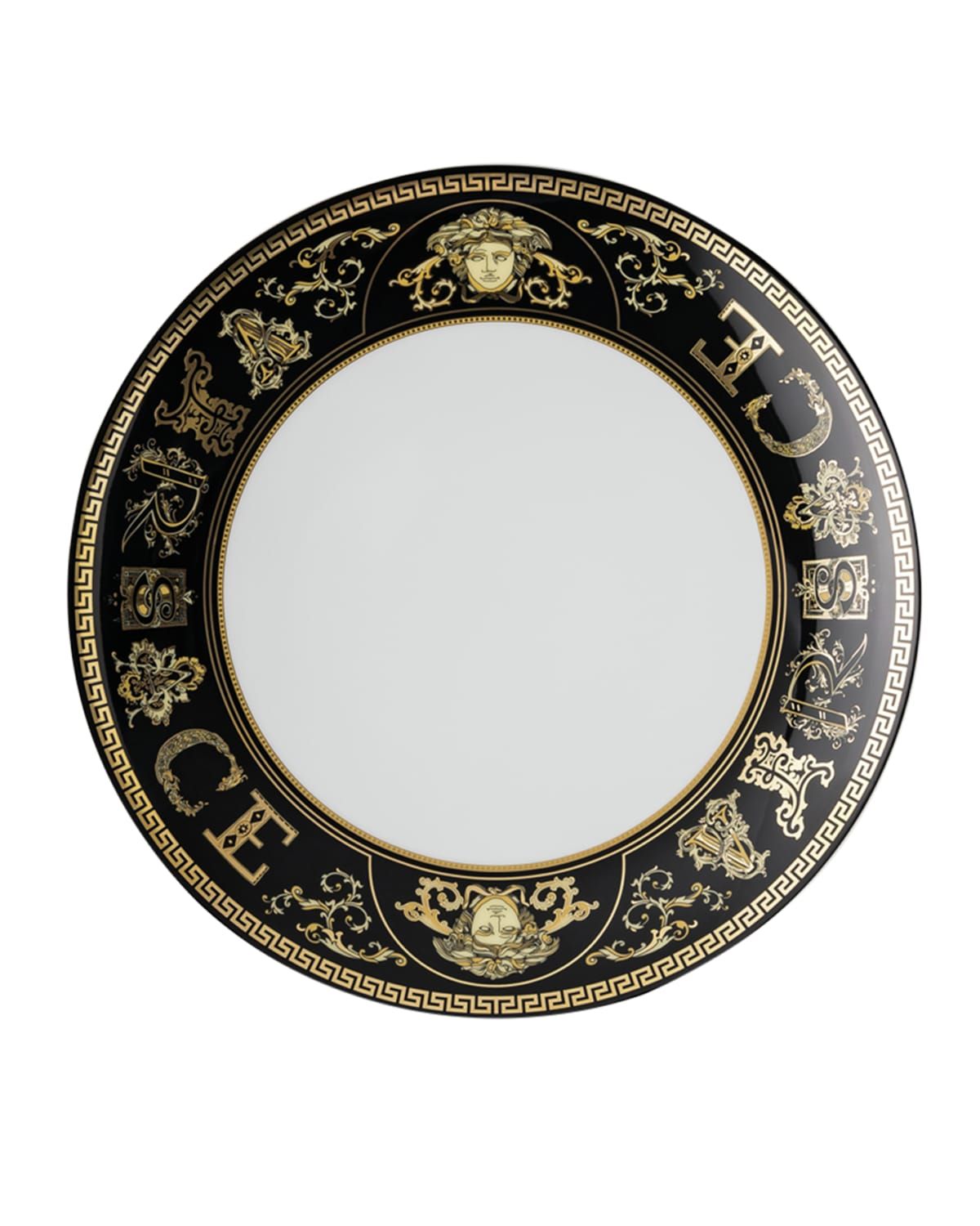 Virtus Gala Black Salad Plate