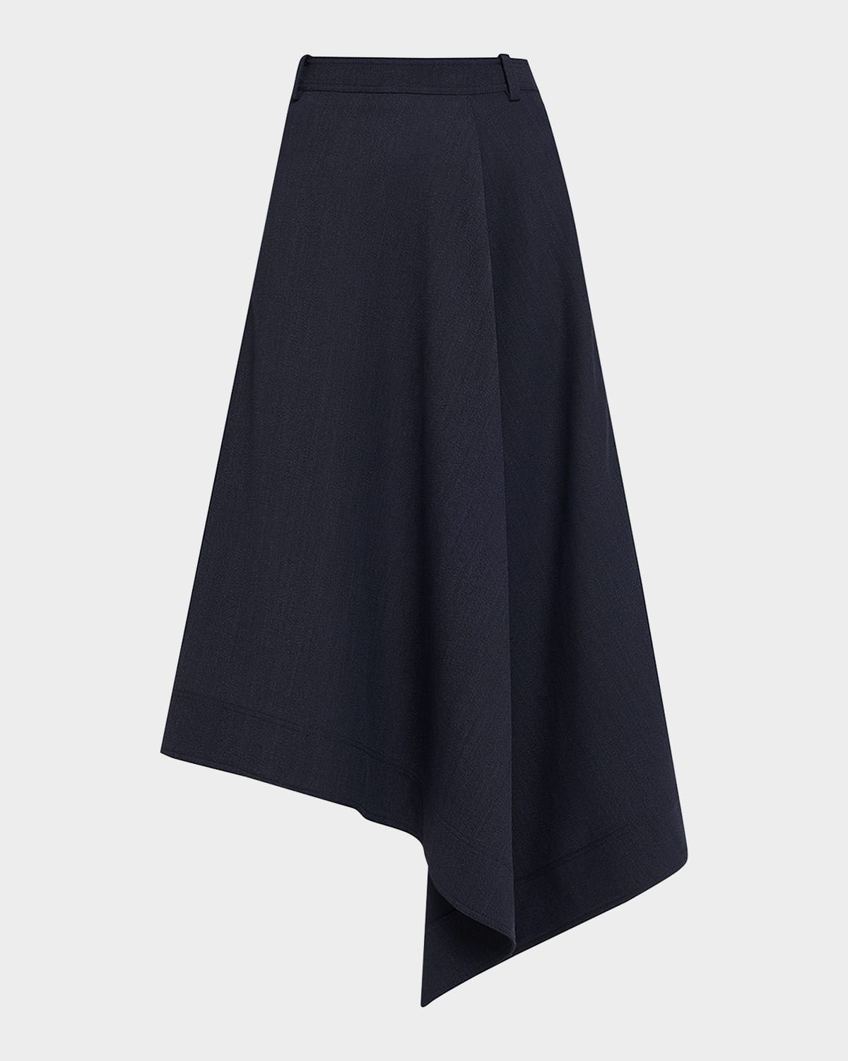 Gael Asymmetric Midi Skirt