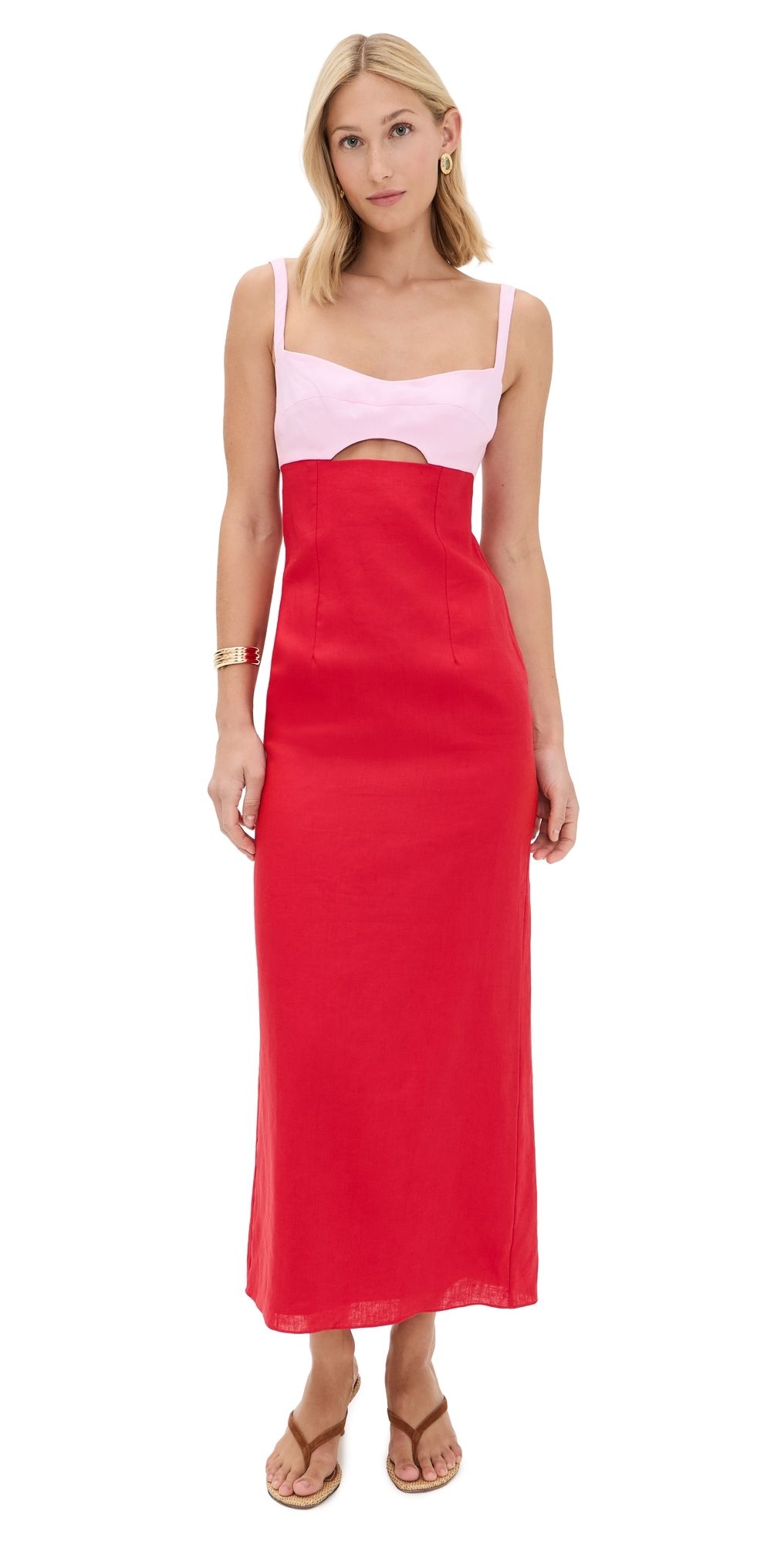 Cala de la Cruz Nara Dress Scarlet XL