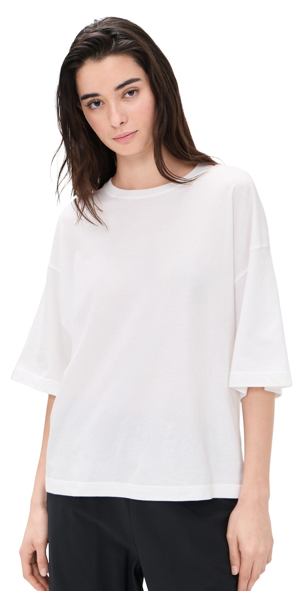Free People Perfect Oversized Tee Ivory M