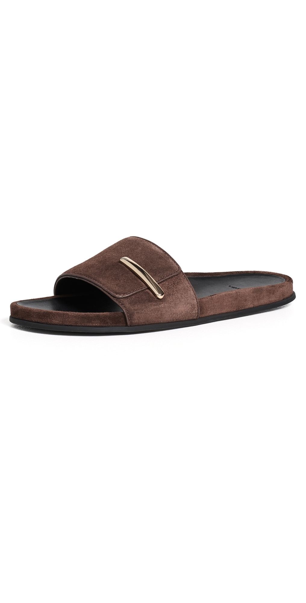 Vince Sadie Suede Slides Cacao Brown 7