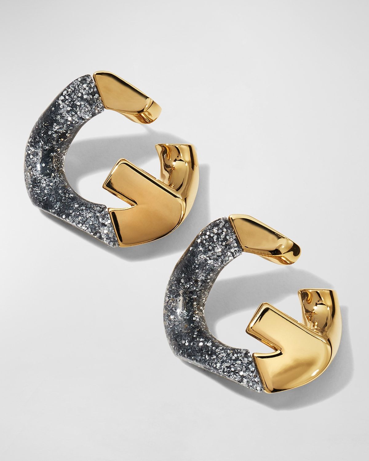 Men & apos;s G Chain Glitter Earrings