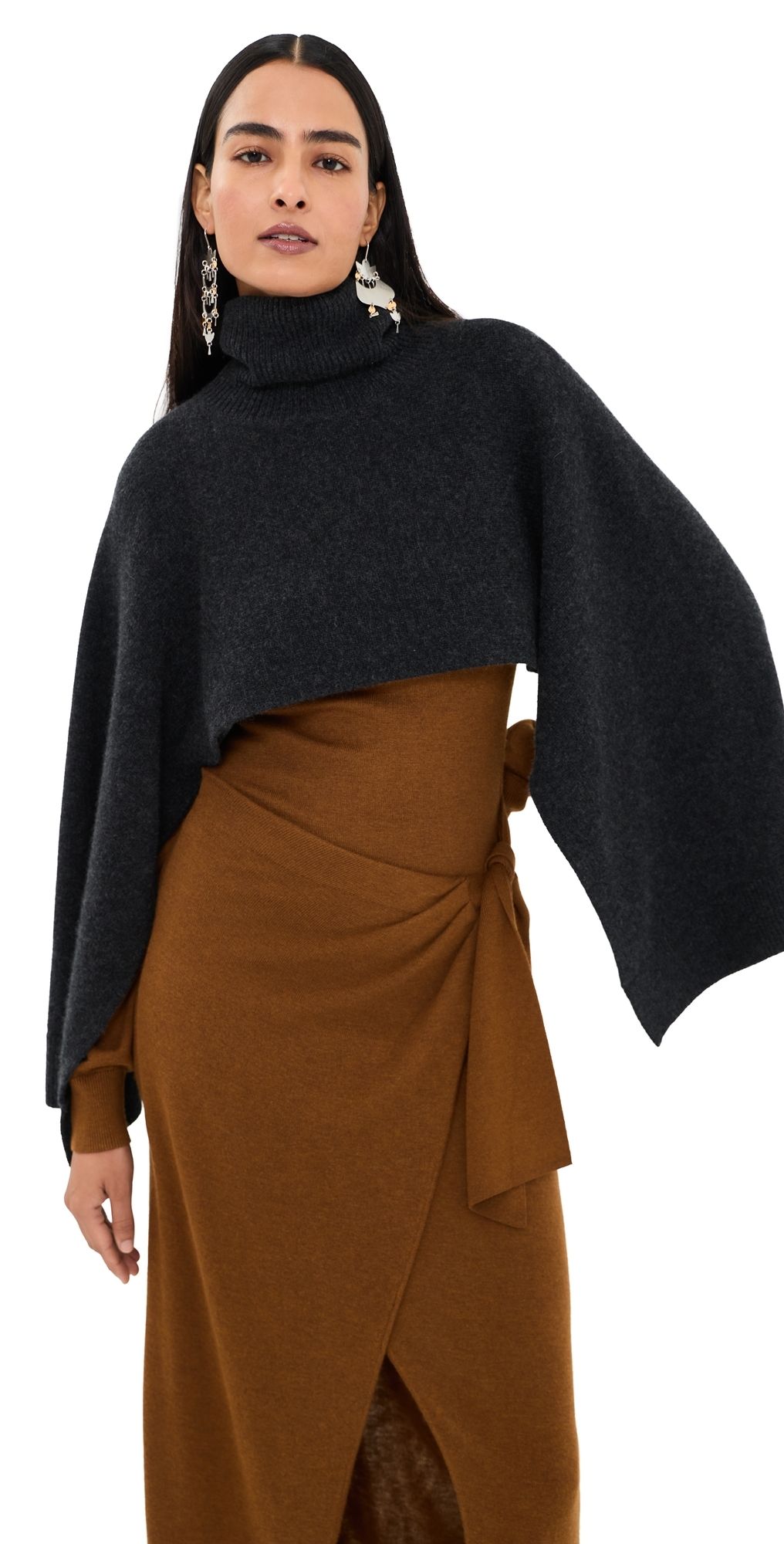 Isabel Marant Marina Scarf Dark Grey One Size