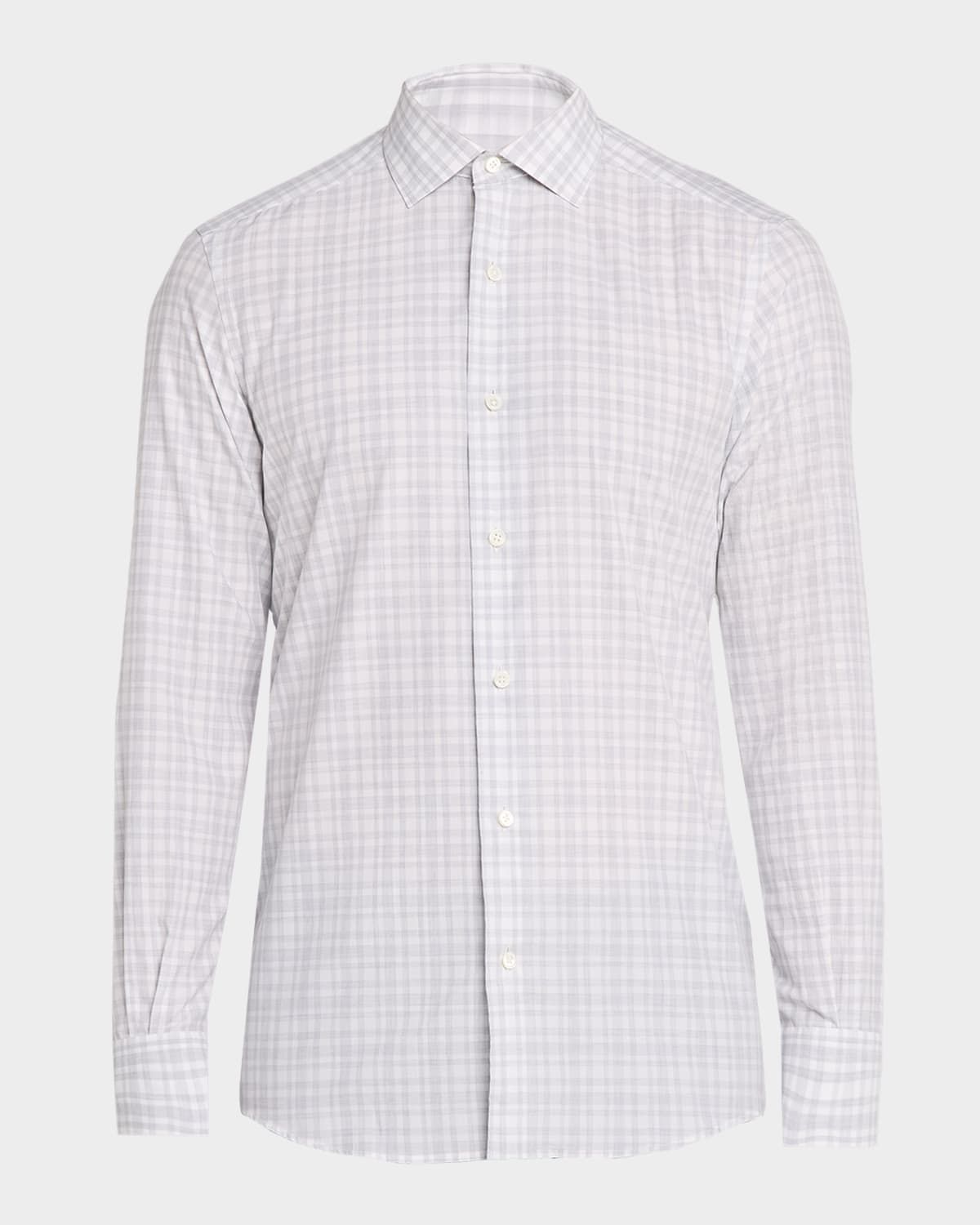 Men & apos;s Tonal Plaid Cotton Classic-Fit Sport Shirt