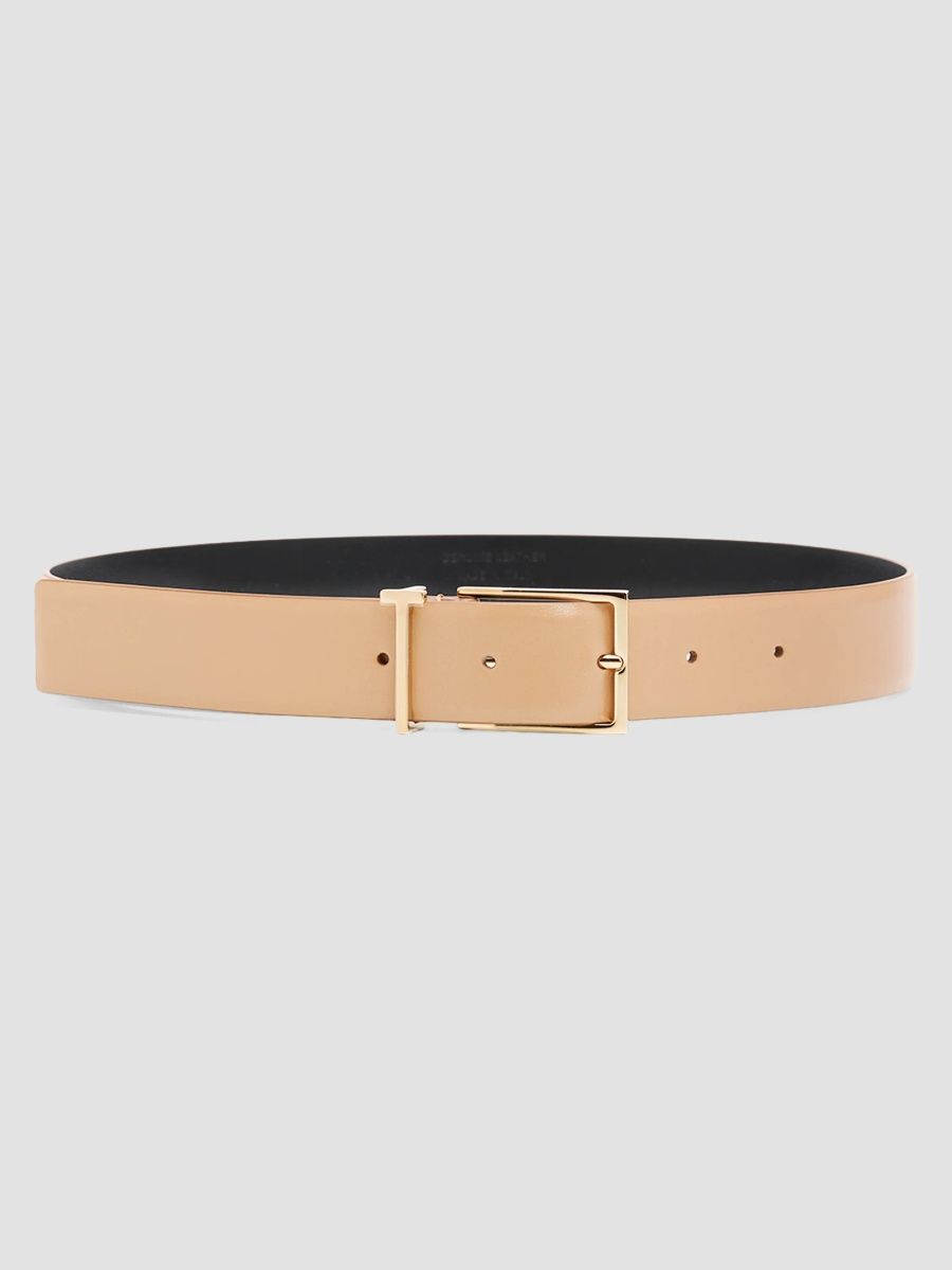 TOM FORD Women's T Loop Leather Belt - Amphora - Size XS