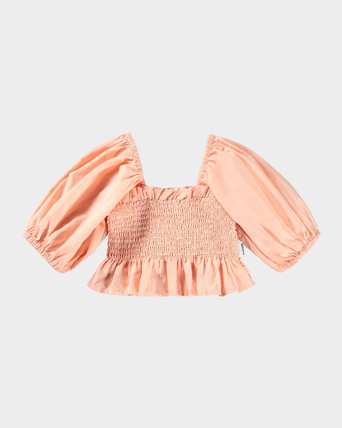 Girl & apos;s Rosine Smocked Puff-Sleeve Top