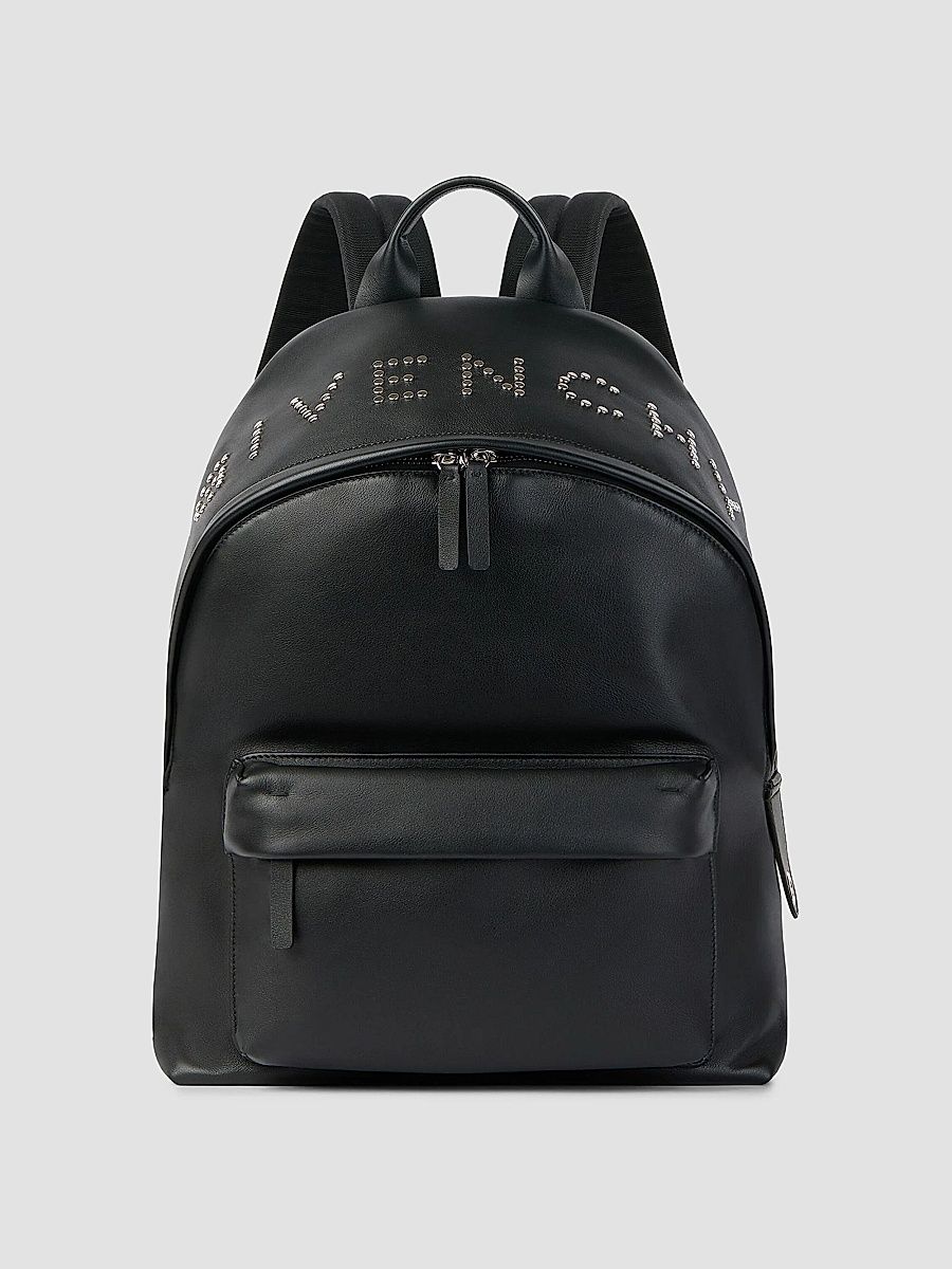 Givenchy Men's Cargo Backpack in Leather with Studs - Black