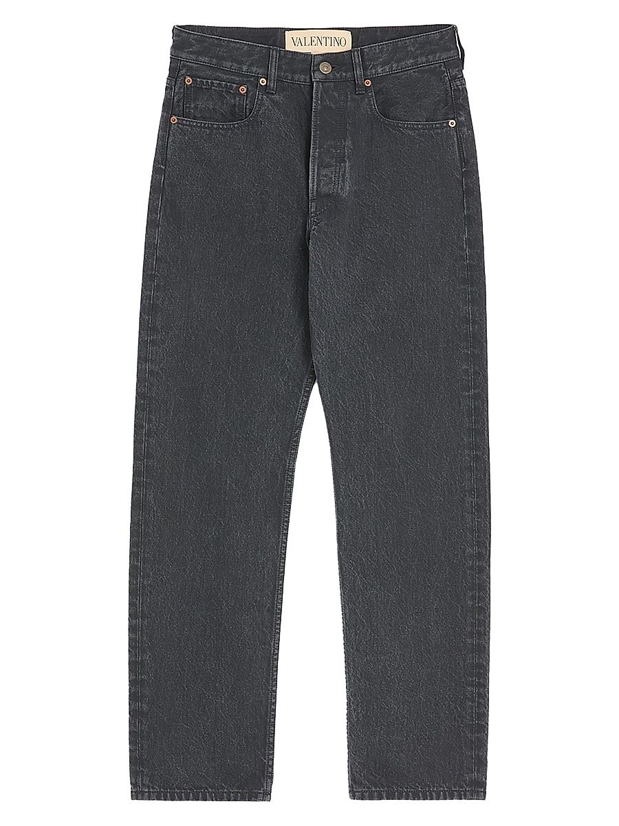 Men's Denim Jeans - Black - Size 34