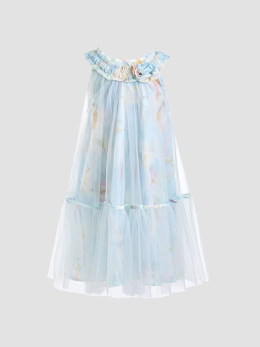 Little Girl's & Girl's Rosamira Dress - Blue - Size 5