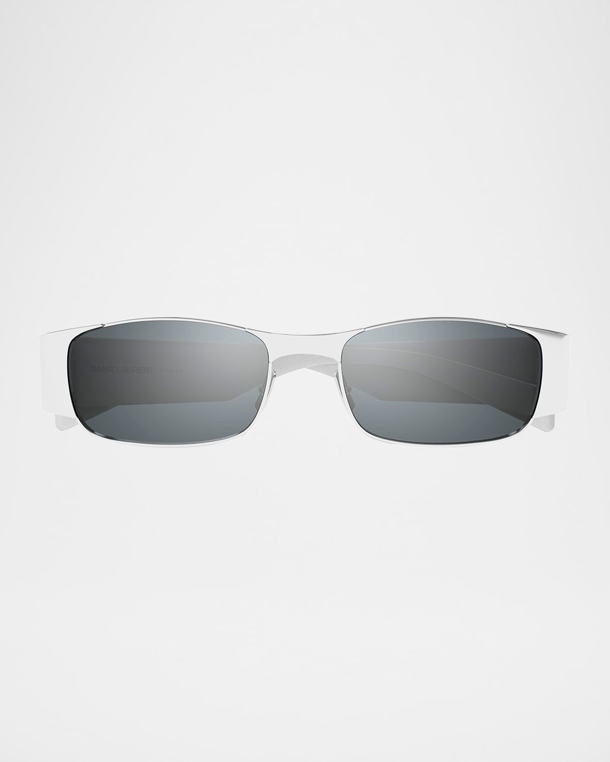 Rectangular Metal Sunglasses